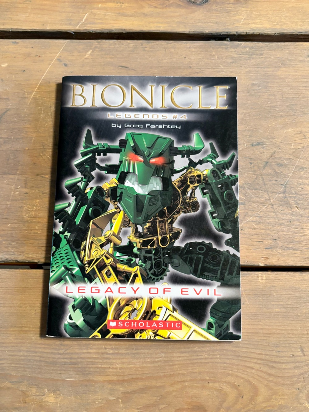 BIONICLE Legends #4: Legacy of Evil Scholastic Book